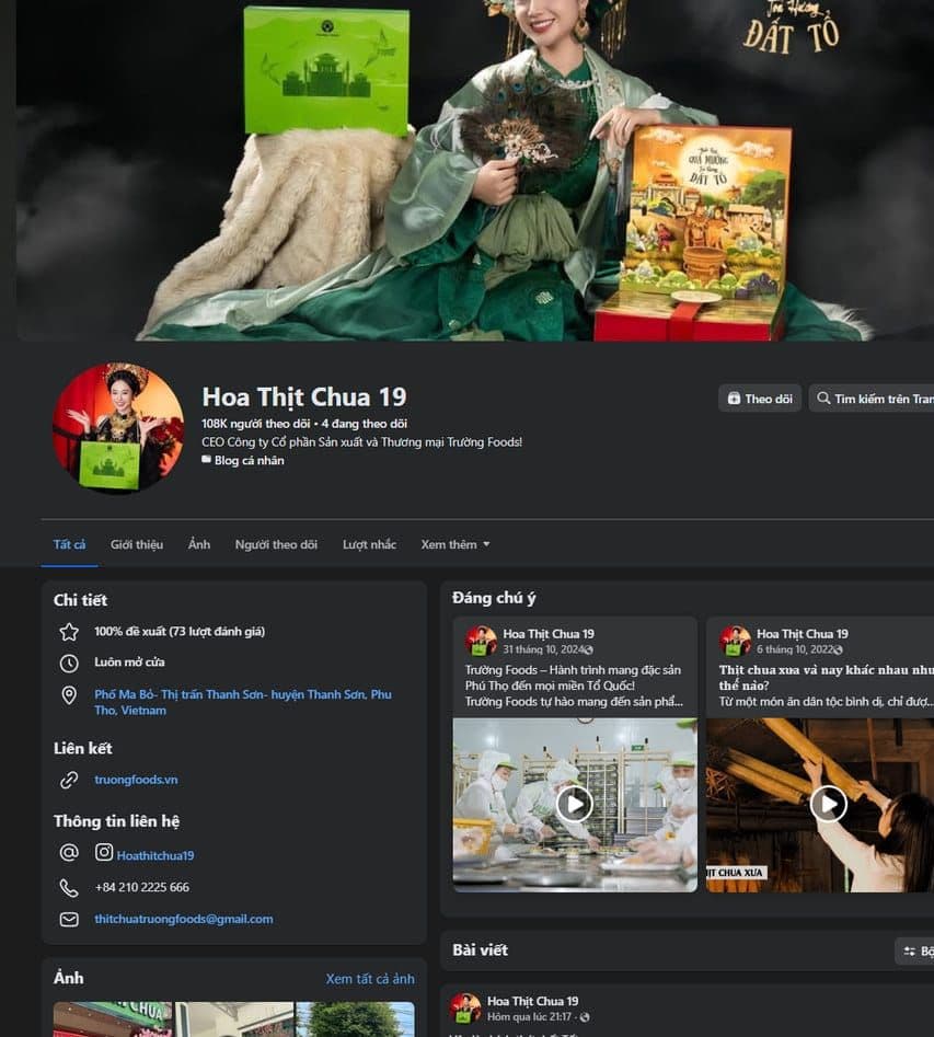 Kênh TikTok Hoa Thịt Chua 19 — 390K follower